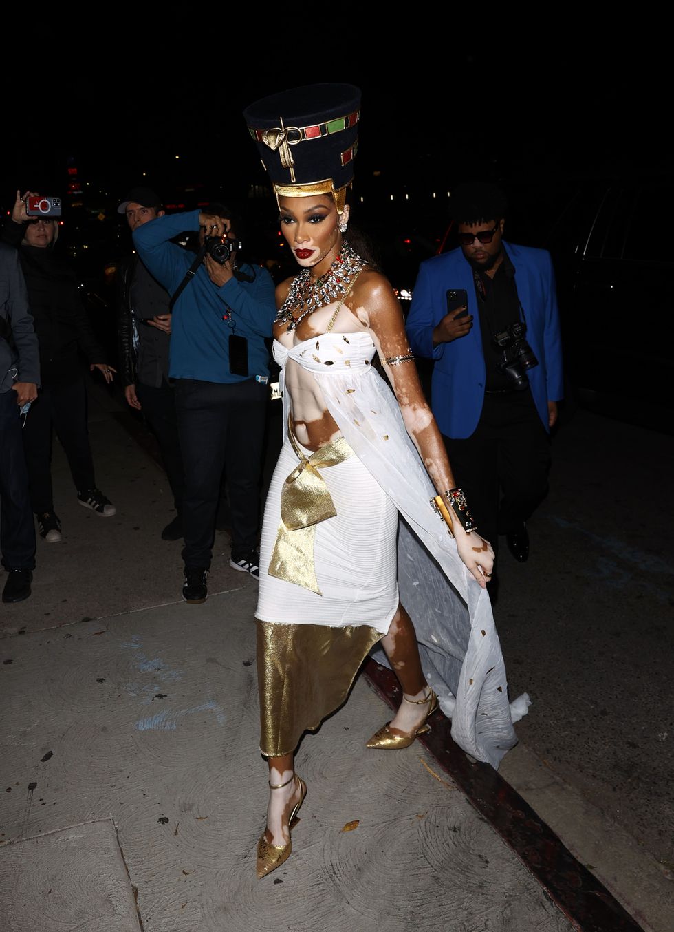 winnie harlow halloween costume queen nefertiti