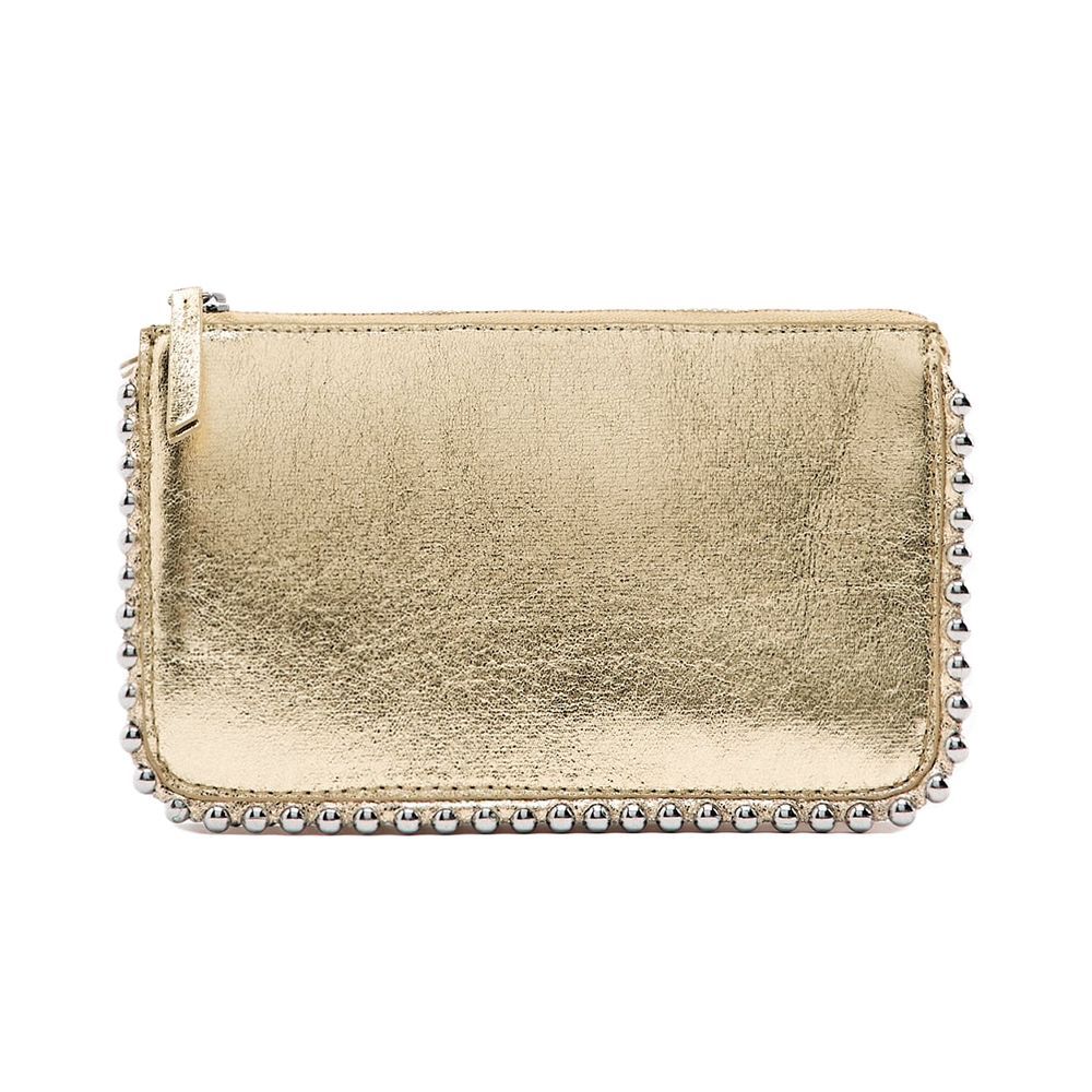 Studded Crossbody Wallet Bag