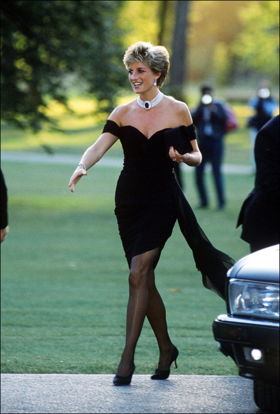 princess diana off shoulder dress