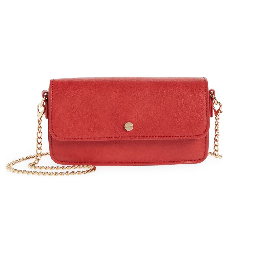 Fiona Vegan Leather Convertible Crossbody Bag 