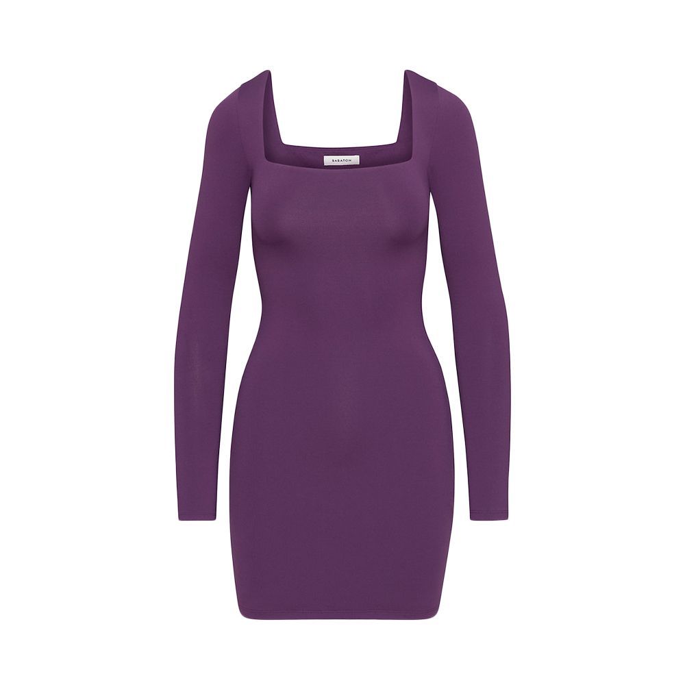 Contour Squareneck Longsleeve Mini Dress