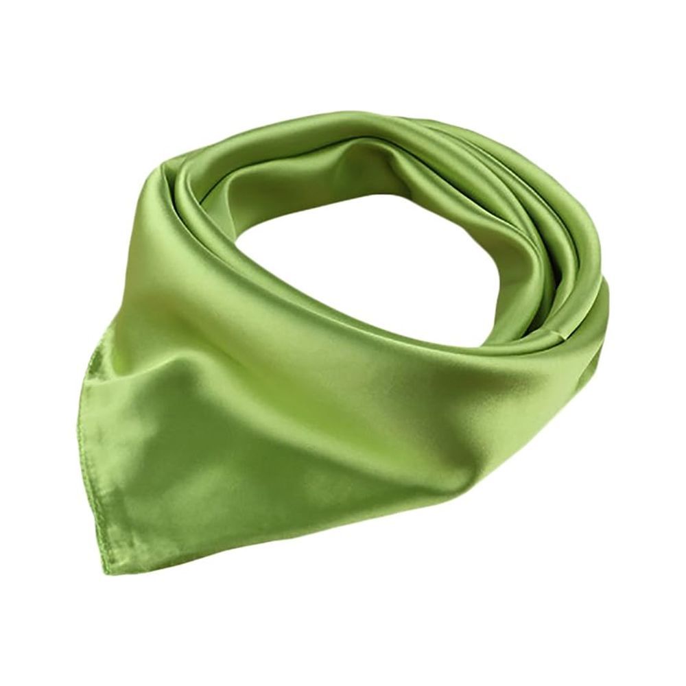 Solid Satin Charmeuse Neckerchief Square