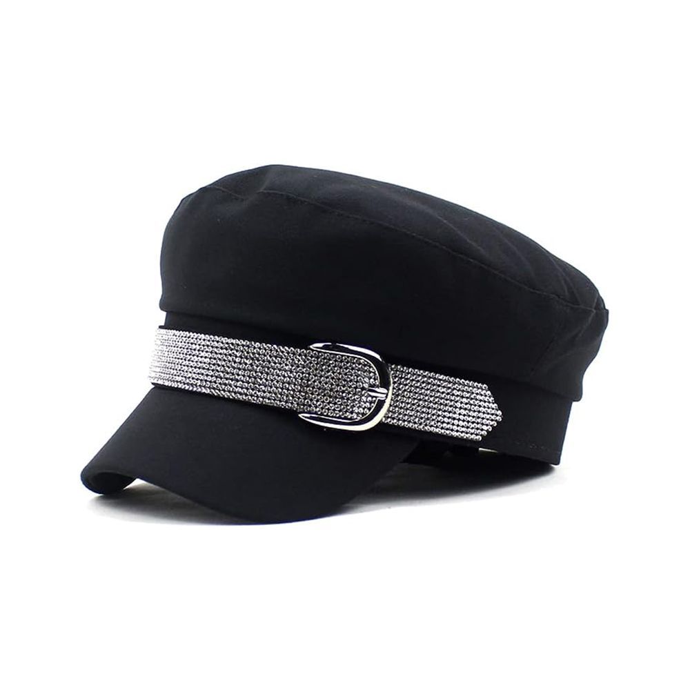 Rhinestone Newsboy Cap