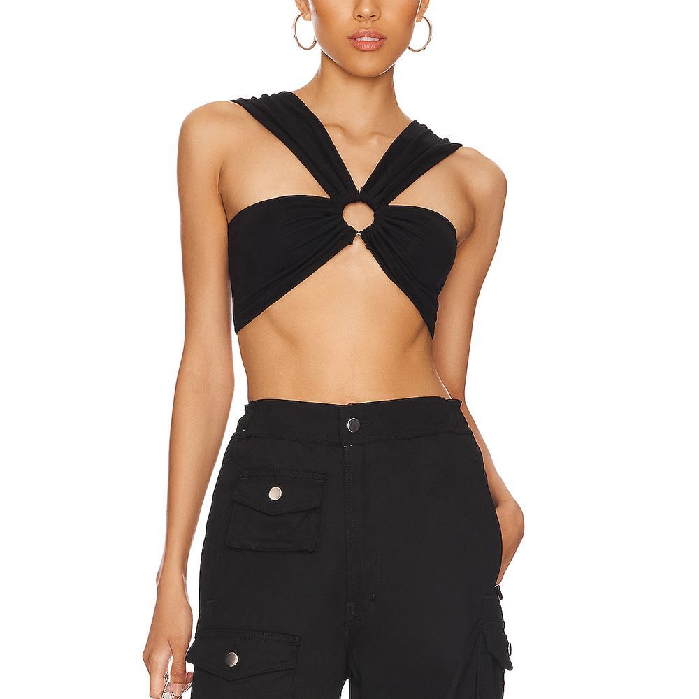  Odette O Ring Top in Black 