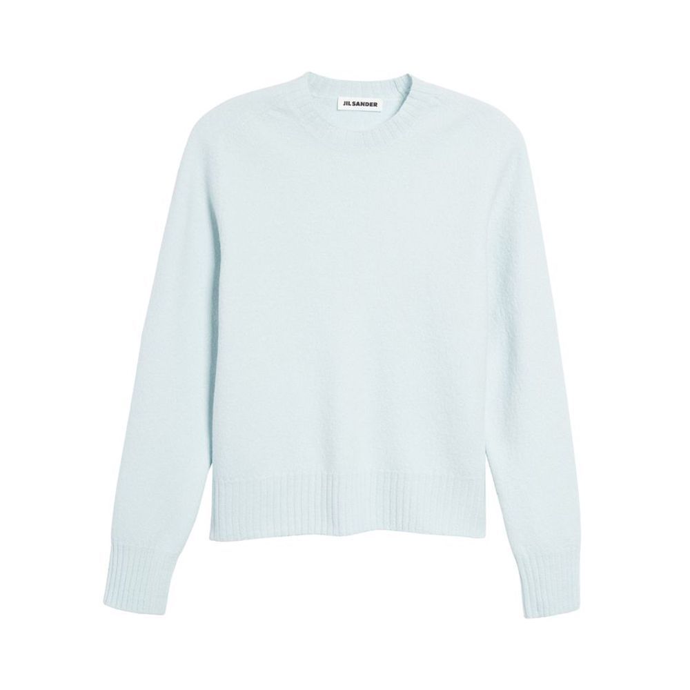 Merino Wool Shrunken Crewneck Sweater