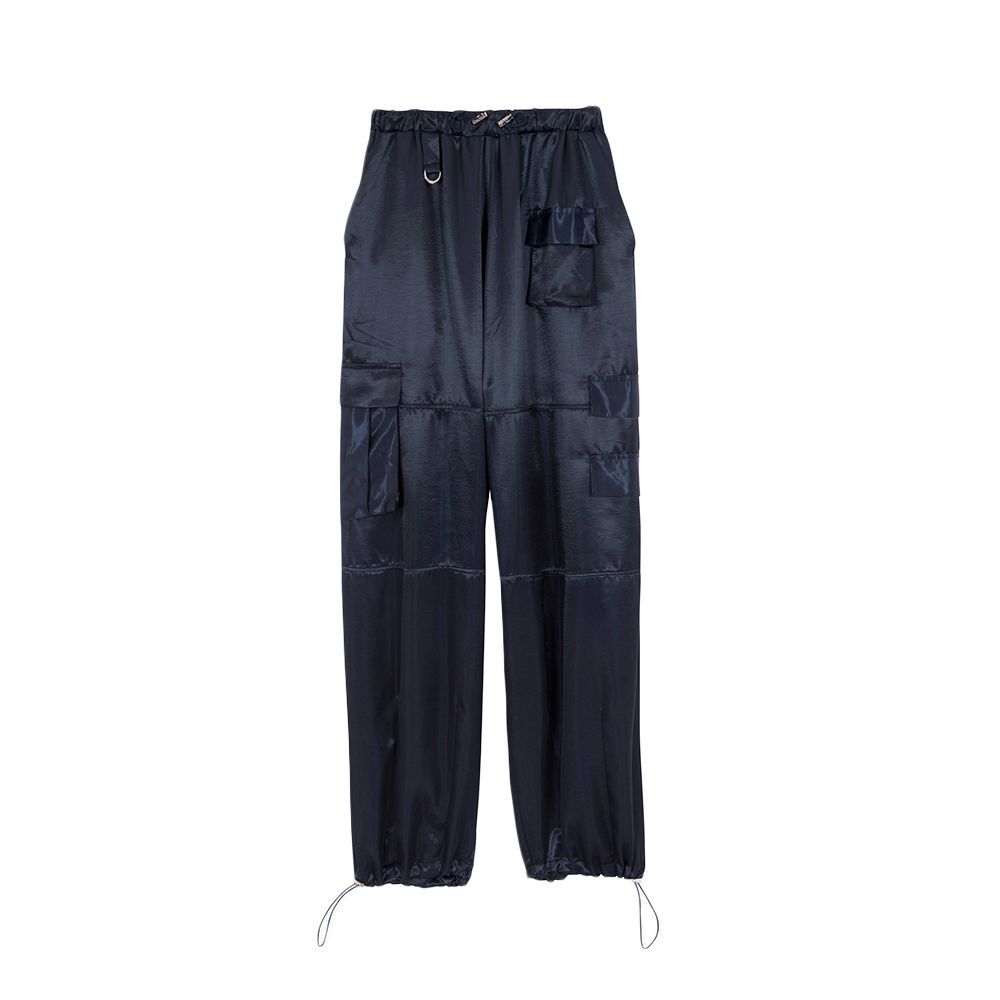 Delaney Satin Cargo Pants