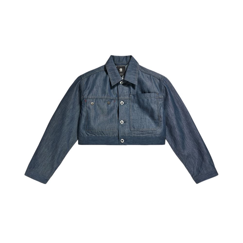 Premium Cropped Denim Jacket