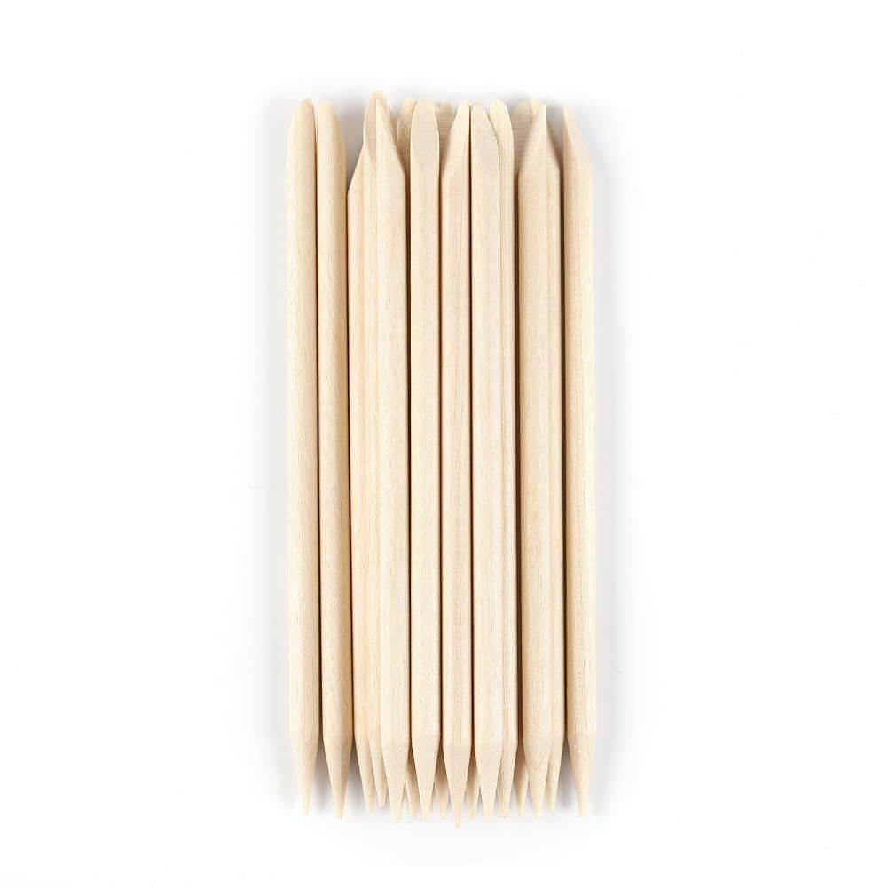 20pcs Wood Sticks for Nail Art Manicure Decoration Tools Remover Sticks 