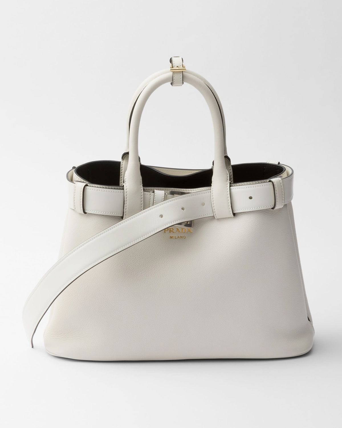 Buckle Small Leather Handbag With Belt Buckle Small Leather Handbag With Belt
