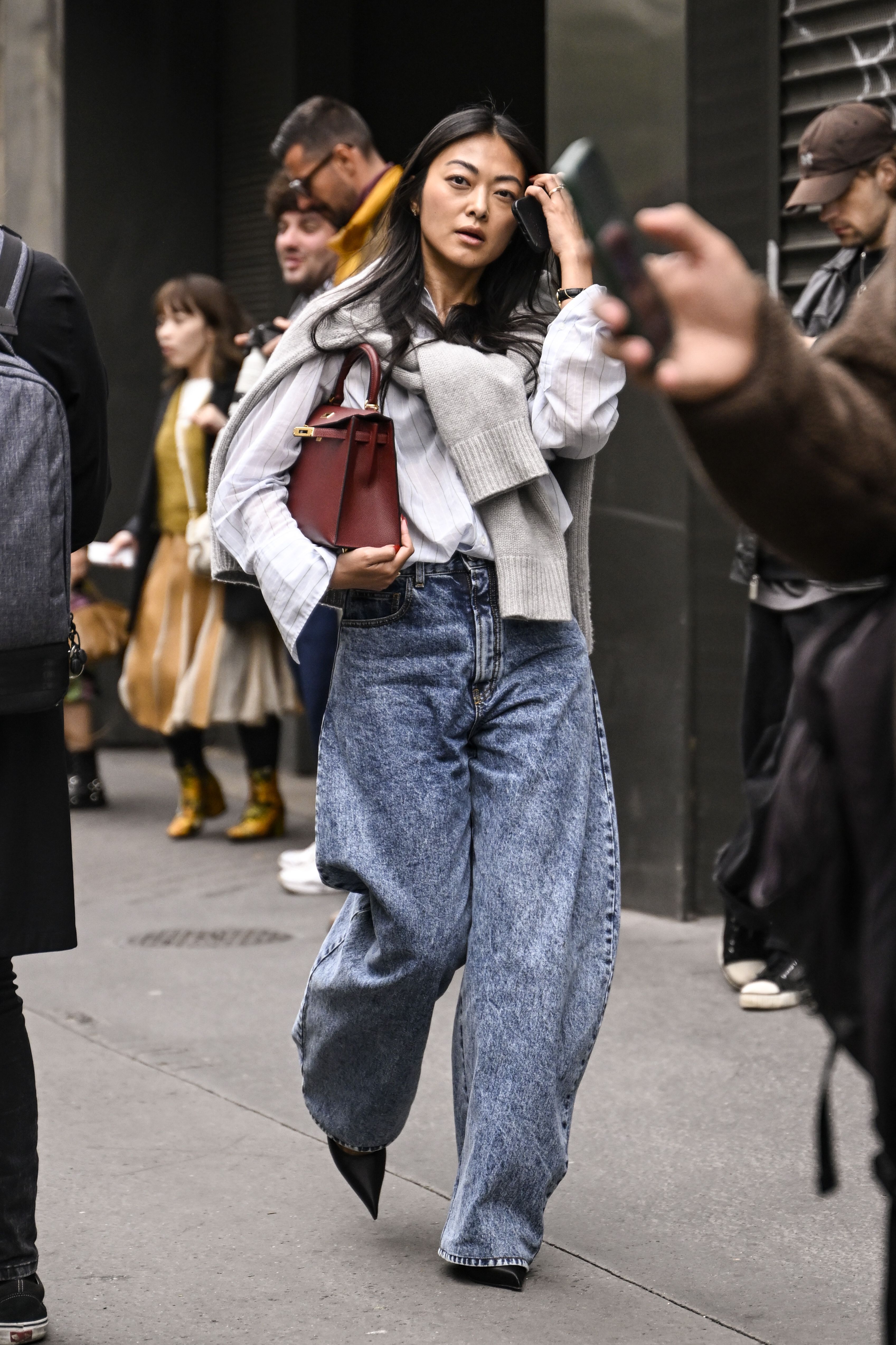 street style paris fashion week womenswear spring/summer 2025 day eight