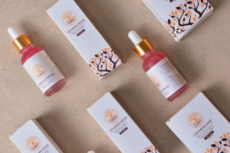 How Retinol Alternatives Made from Bakuchiol Are Trending Among Dermatologists Clear glass dropper bottle containing skincare serum on white background