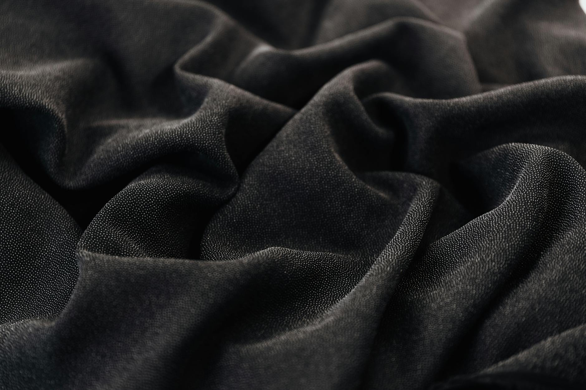 Close-up of soft cashmere textile showing luxurious material quality