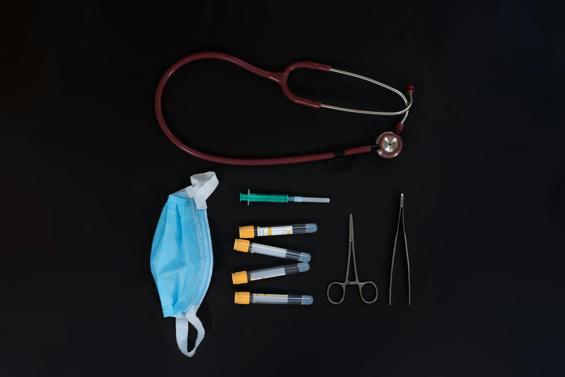 Professional medical equipment and monitoring devices in clinical setting