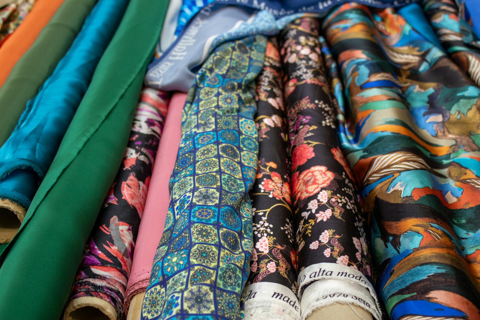 Close-up of high-quality knit fabric texture showing premium material construction