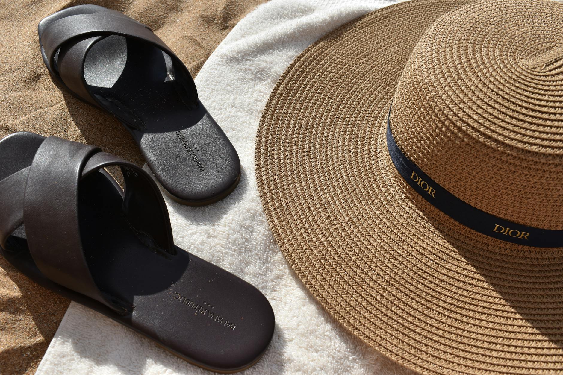 Resort-style accessories and beach-themed fashion items