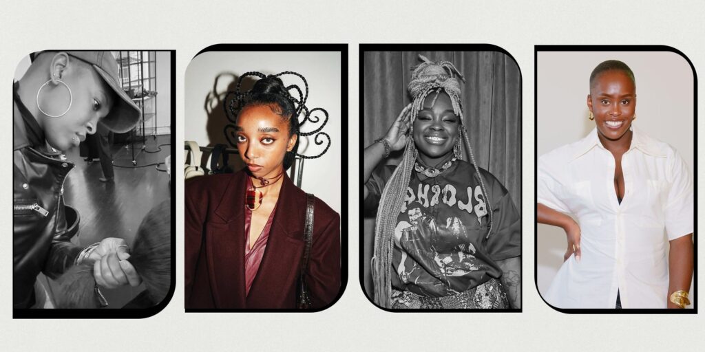 Celebrity Braiders Reshape Hollywood’s Hair Industry Professional hair braider working on intricate braided hairstyle in salon setting