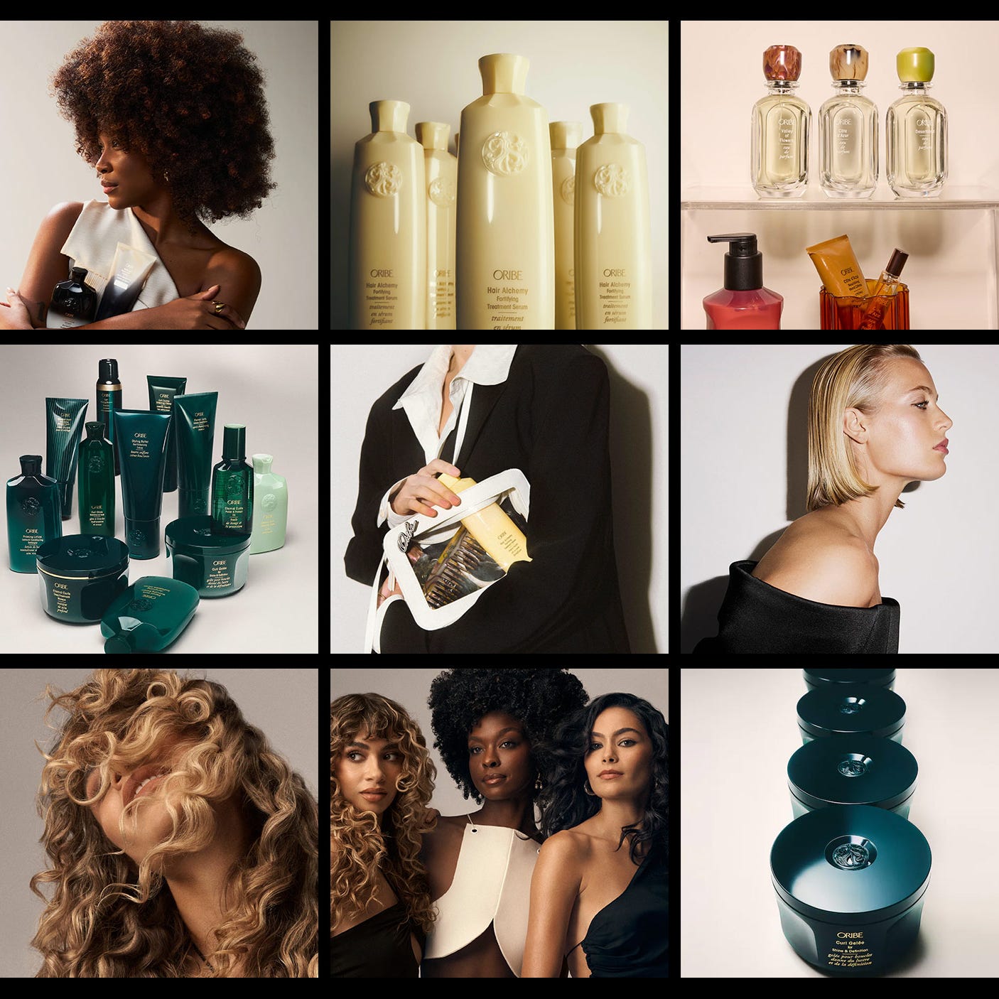 Woman selecting luxury beauty products during online shopping session