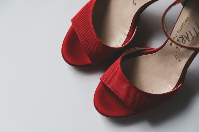 Women Who Rock: Finding Power in Focus and Clarity with Aeyde’s Luisa Dames Close-up of elegant women's footwear on a minimal studio surface
