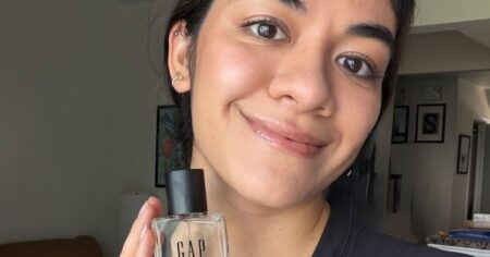 Gaps Cult Fragrances Return, Reworked by Byredos Perfumer Assorted fragrance bottles arranged on a flat surface representing Gap's revived scent collection
