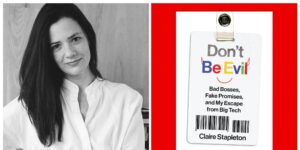 Claire Stapleton Led a Worker Activism Movement at Google Woman working at a desk in a corporate office environment