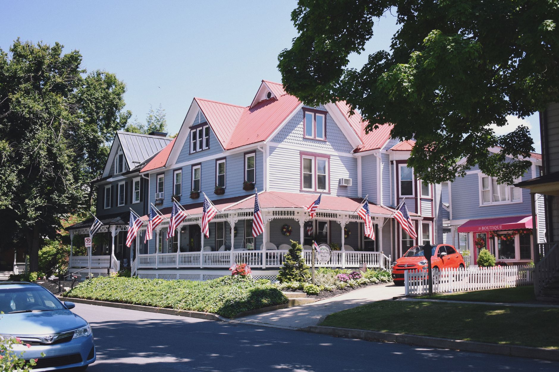 Two-bedroom single-family rental home on a quiet suburban Pennsylvania street