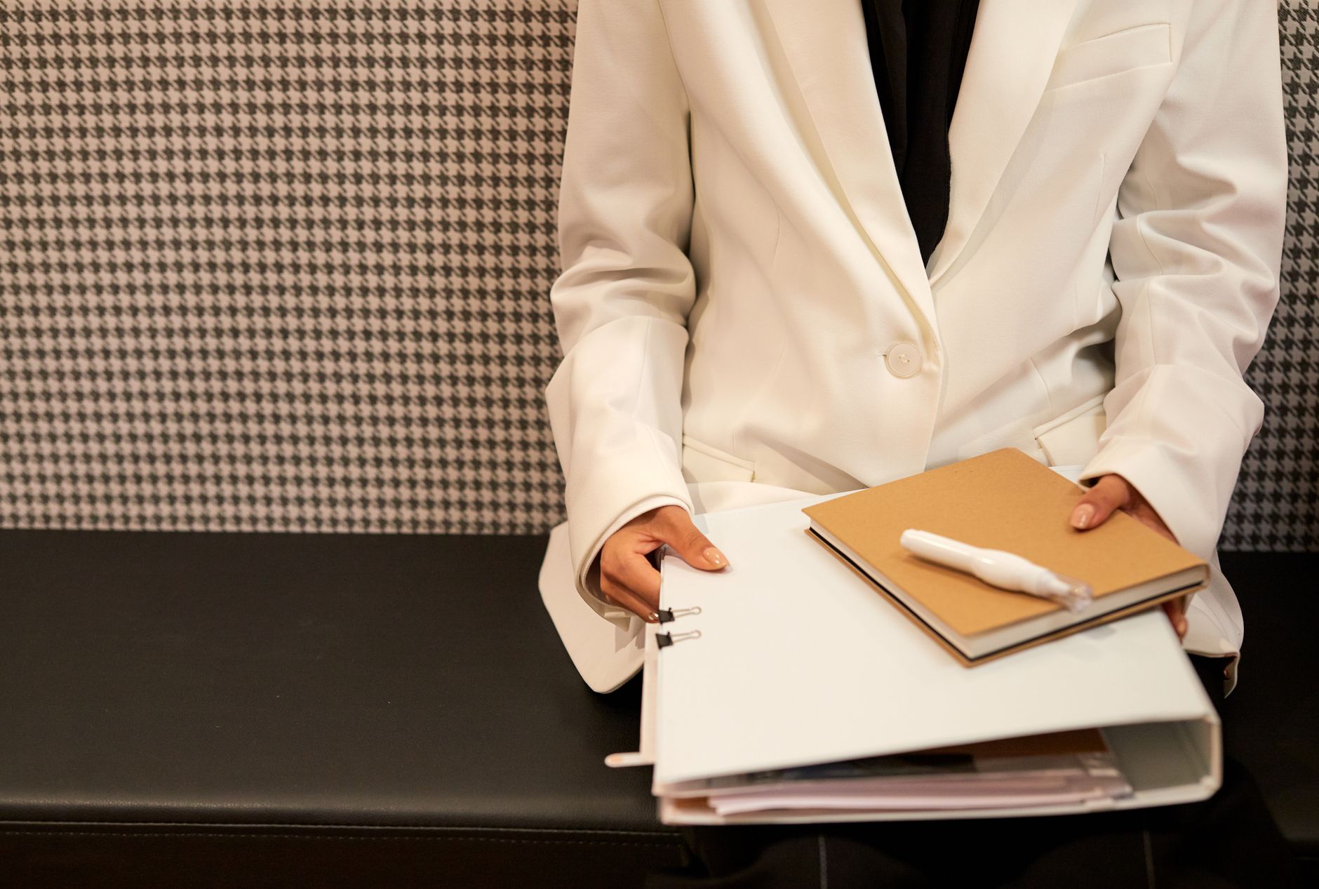 Business documents and financial paperwork representing corporate administration proceedings