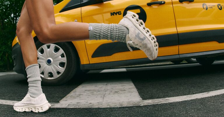 FP Movement and On Drop Swiss Alps-Inspired Sneakers in Two Silhouettes Colorful women's athletic sneakers on a clean background