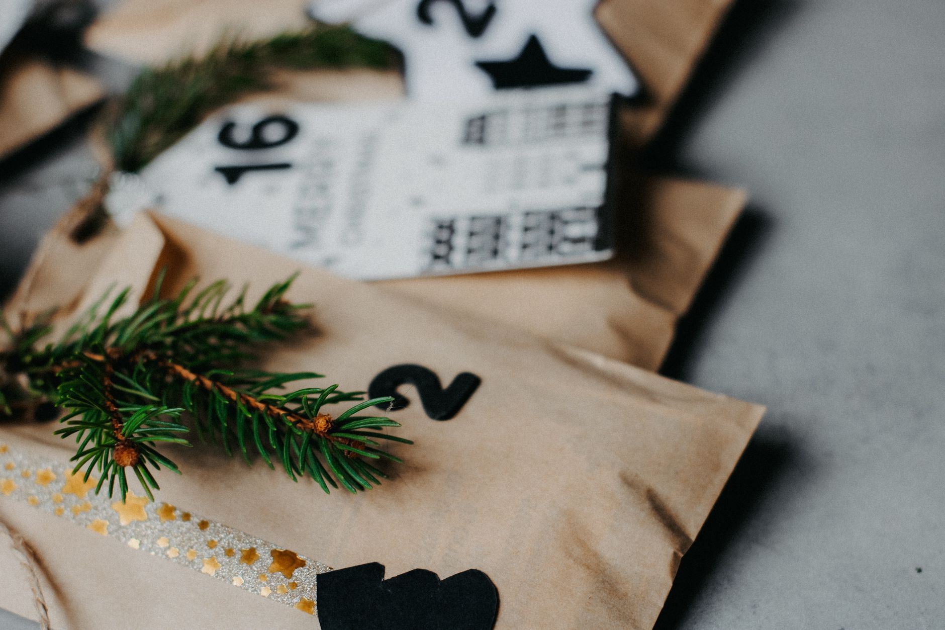 Open beauty advent calendar with skincare products arranged inside compartments